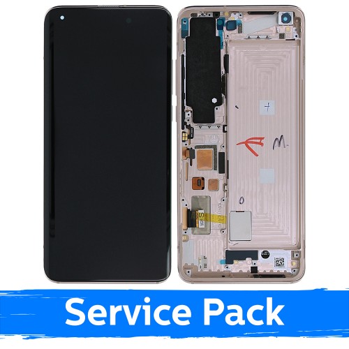 LCD displejs saderīgs ar Xiaomi 13 Ultra ar rāmi / Olive Green / (Service Pack)