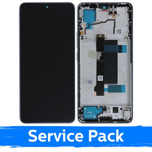 LCD displejs saderīgs ar Xiaomi Redmi Note 13 Pro 5G / Poco X6 5G ar rāmi / Aurora Purple / (Service Pack)