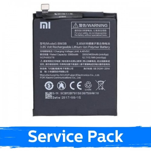 Akumulators saderīgs ar Xiaomi Mi Mix 2 / 2S 3400mAh BM3B (Service Pack)