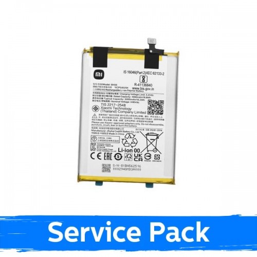 Akumulators saderīgs ar Xiaomi Redmi 9A / 9C / 10A / Redmi A1 (A1+) / Redmi A2 / Poco C51 BN56 (Service Pack)