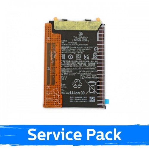 Akumulators saderīgs ar Xiaomi Redmi Note 11 Pro / Note 12 Pro 4G / Poco X4 Pro 5G BN5E (Service Pack)