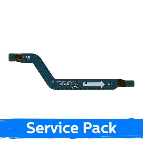 Flex kabelis saderīgs ar Samsung F916 Z Fold2 Main / FRC Flex (Service Pack)