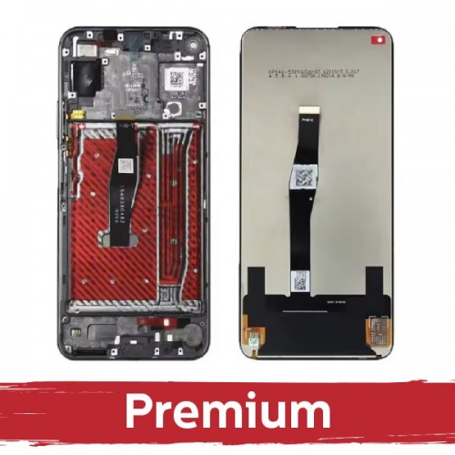 LCD displejs saderīgs ar Huawei Nova 5T / Honor 20 ar rāmi / Midsummer Purple / OEM