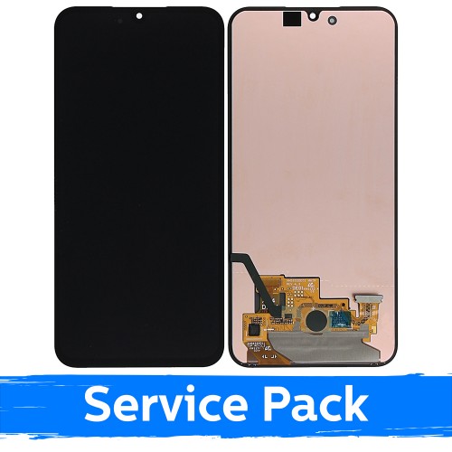 LCD displejs saderīgs ar Samsung A346 A34 5G melns (Service Pack) (NF versija)