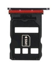 SIM card holder Huawei P40 melns ORG