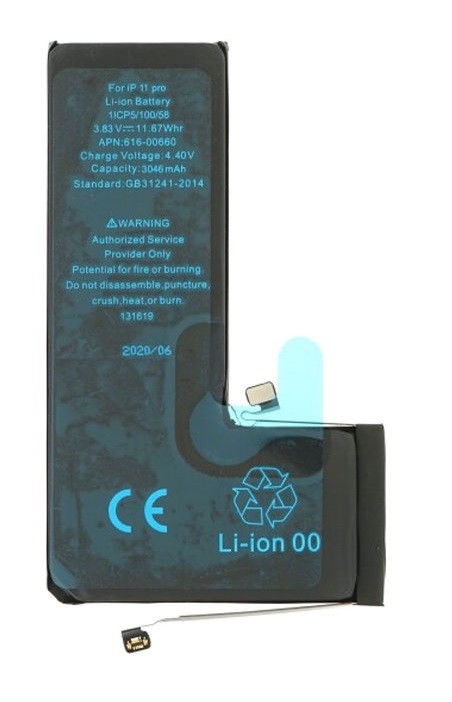 Baterija ORG priekš iPhone 11 Pro 3046mAh ar sticker