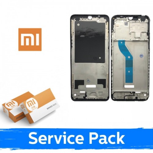 LCD displejs saderīgs ar Xiaomi Redmi 14C 4G / Poco C75 melns ar rāmi (Service Pack)