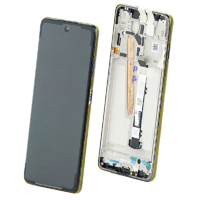 LCD screen Xiaomi Poco X3 Pro/X3/X3 NFC ar touch screen ar frame Phantom Melns/Tarnish original (service pack)