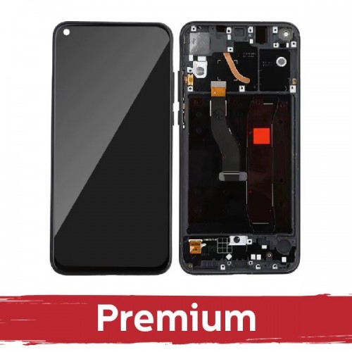 LCD displejs saderīgs ar Huawei Honor View 20 ar rāmi / zils / OEM