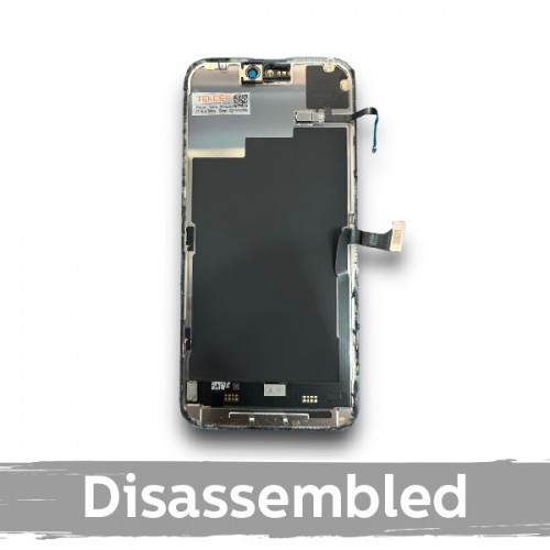 LCD displejs saderīgs ar iPhone 15 Pro melns / 100% oriģināls / (no jauna ierīces) + sensora flex