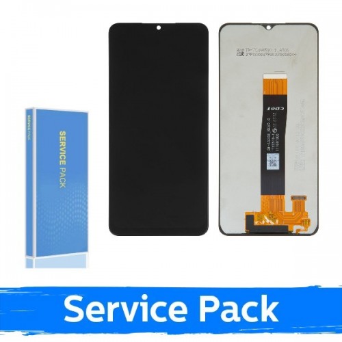 LCD displejs saderīgs ar Samsung A326 A32 5G (CDOT) melns (Service Pack / Aftermarket)(NF versija)