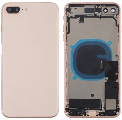 Baterija maciņš iPhone 8 Plus Zeltains full ar flex original (used Grade C)
