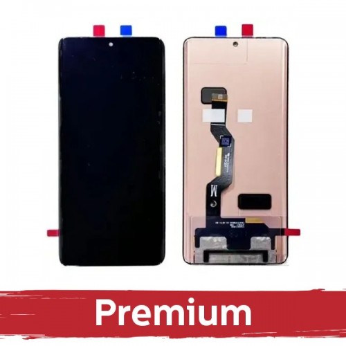 LCD displejs saderīgs ar Motorola Edge 50 / Edge 50 Pro 5G (2023) melns OEM