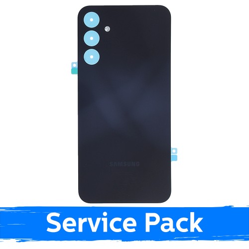 Aizmugurējais vāks saderīgs ar Samsung A155 A15 4G / Brave melns / (Service Pack)