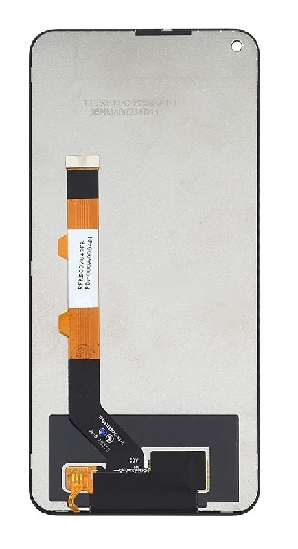 LCD screen Xiaomi Redmi Note 9T 5G/Redmi Note 9 5G ar touch screen Melns ORG