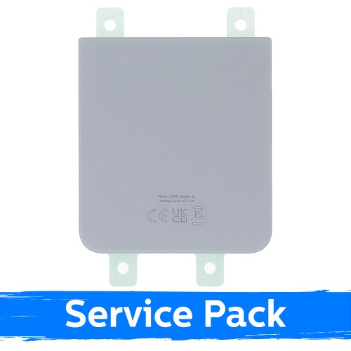 Aizmugurējais vāks saderīgs ar Samsung F731 Z Flip5 / pelēks / (Service Pack)