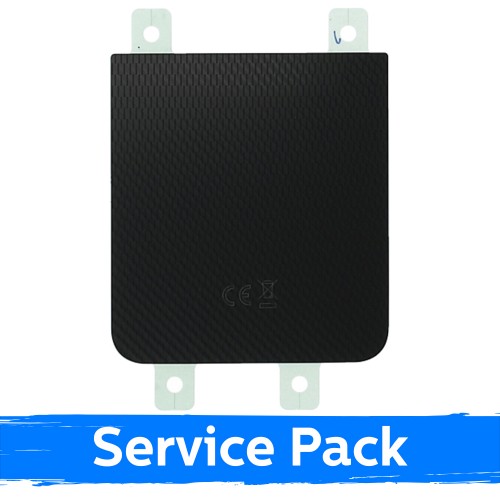 Aizmugurējais vāks saderīgs ar Samsung F741 Z Flip6 / Crafted melns / (Service Pack)