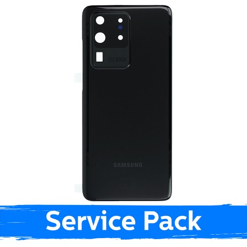 Aizmugurējais vāks saderīgs ar Samsung G988 S20 Ultra / Cosmic Black / (Service Pack)