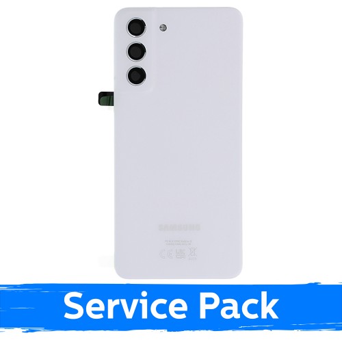 Aizmugurējais vāks saderīgs ar Samsung G990 S21 FE / Balts / (Service Pack)