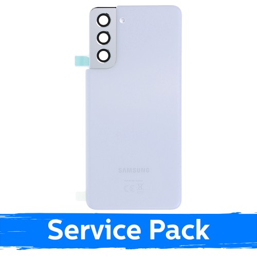 Aizmugurējais vāks saderīgs ar Samsung G991 S21 / Phantom White / (Service Pack)