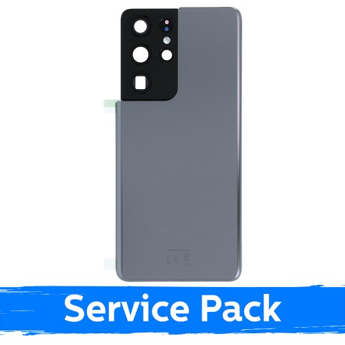 Aizmugurējais vāks saderīgs ar Samsung G998 S21 Ultra / Phantom Titanium / (Service Pack)