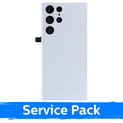 Aizmugurējais vāks saderīgs ar Samsung S908 S22 Ultra / Phantom White / (Service Pack)