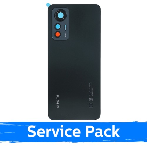 Aizmugurējais vāks saderīgs ar Xiaomi 12 Lite / Melns / (Service Pack)