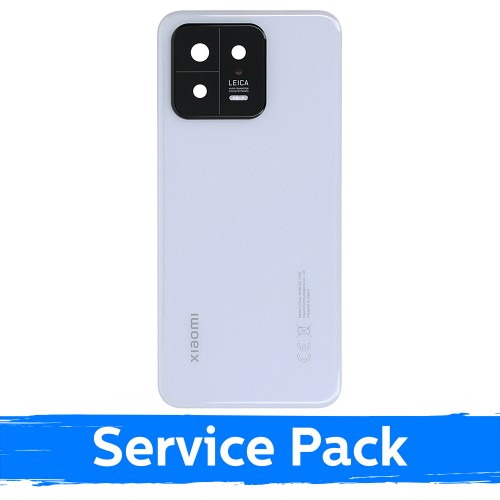 Aizmugurējais vāks saderīgs ar Xiaomi 13 / Balts / (Service Pack)