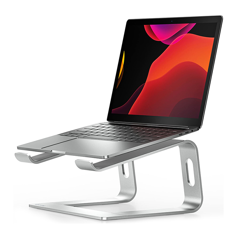 Crong AluBench – Aluminum Laptop statīvs (sudrabs)