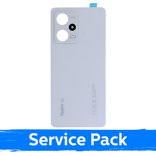 Aizmugurējais vāks saderīgs ar Xiaomi Redmi Note 12 Pro 5G / Polar White / (Service Pack)
