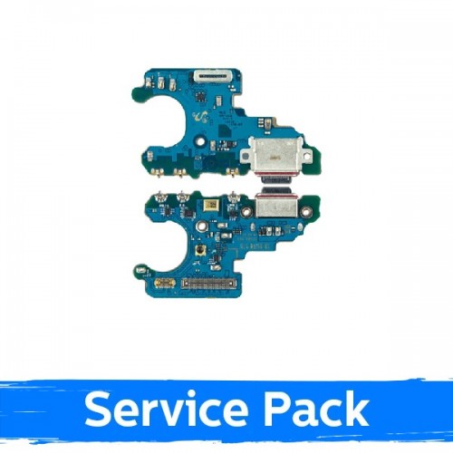 Uzlādes ports saderīgs ar Samsung N970 Note 10 ar elastīgo kabeli / Plata (Service Pack)