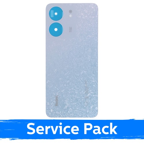 Aizmugurējais vāks saderīgs ar Xiaomi Redmi 13C / Glacier White / (Service Pack)