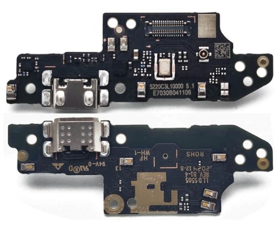 Flex Xiaomi Redmi 9A/Redmi 9C/Redmi 10A ar charging connector un microphone original (service pack)