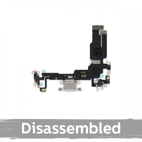 Uzlādes ports saderīgs ar iPhone 15 Plus ar Flex / Melns / (100% original / Used)