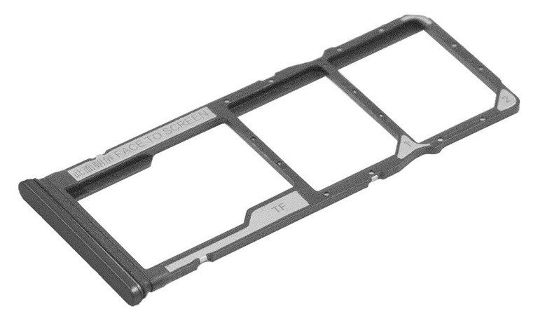 SIM card holder Xiaomi Redmi 10 2021/Redmi 10 2022 Carbon Pelēks ORG