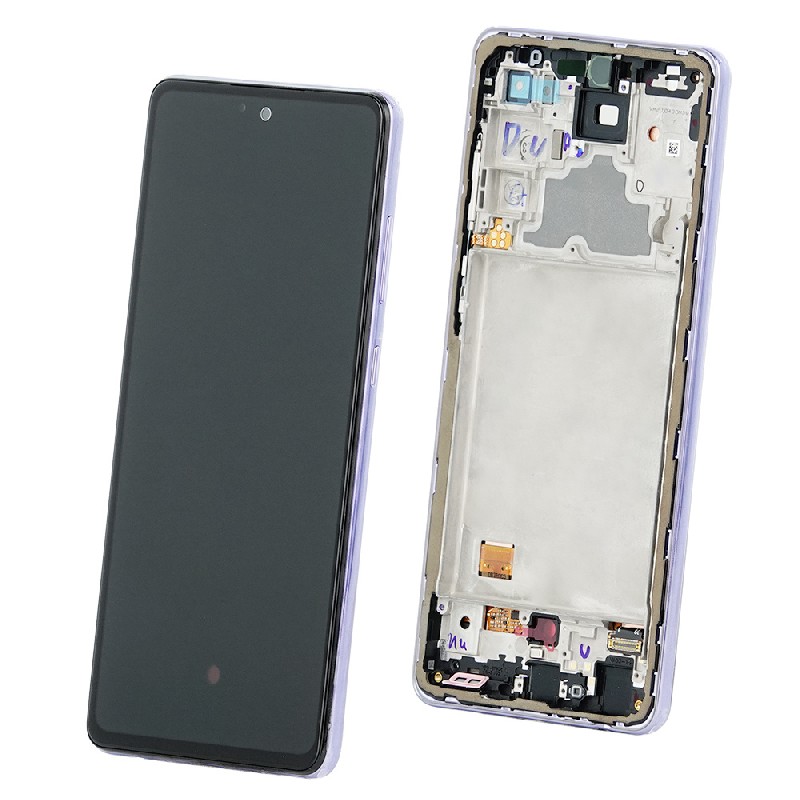 LCD screen Samsung A725/A726 A72 4G/5G ar touch screen ar frame Violets original (service pack)