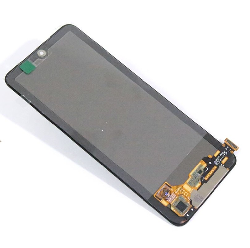 LCD screen Xiaomi Redmi Note 10/Redmi Note 10S/Poco M5s ar touch screen Melns OLED ORG
