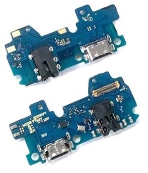 Flex Samsung M225 M22 2021/M325 M32 2021 priekš plugin, microphone, headphone connector original (service pack)