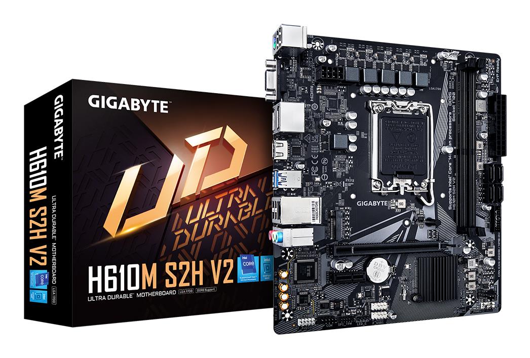 Mātesplate GIGABYTE Intel H610 LGA1700 DDR5 Micro-ATX