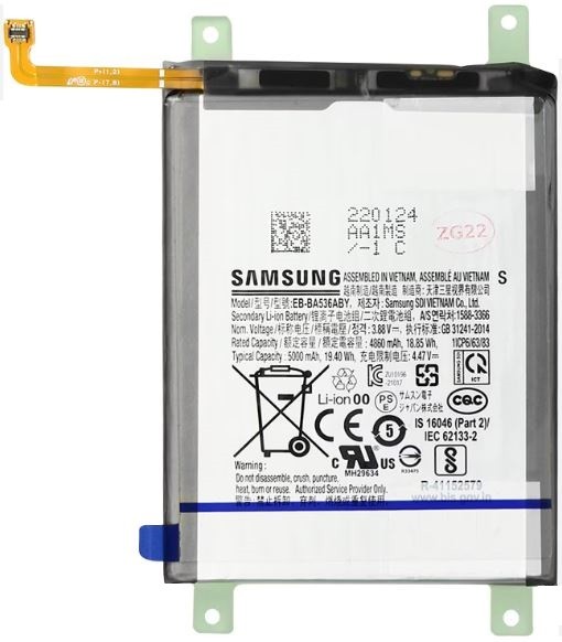 Baterija original Samsung A336 A33 5G/A536 A53 5G 5000mAh EB-BA336ABY/EB-BA536ABY (service pack)