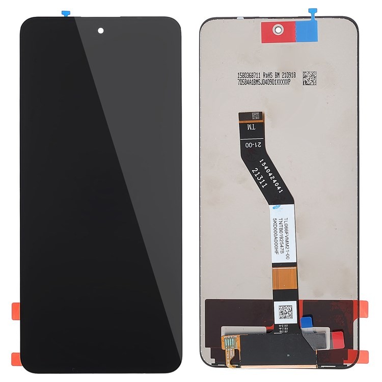 LCD screen Xiaomi Poco M4 Pro 5G/Redmi Note 11S 5G/Redmi Note 11T 5G ar touch screen Melns ORG