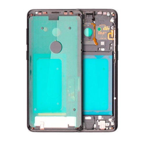 Vidējais rāmis priekš Samsung G965 S9 Plus (Midnight Black)