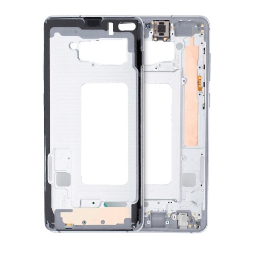Vidējais rāmis priekš Samsung G975 S10 Plus (Prism White)