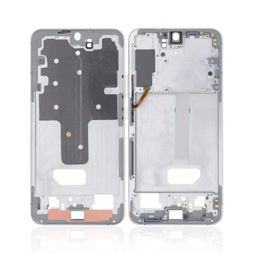 Vidējais rāmis Samsung S906 S22 Plus (balts)