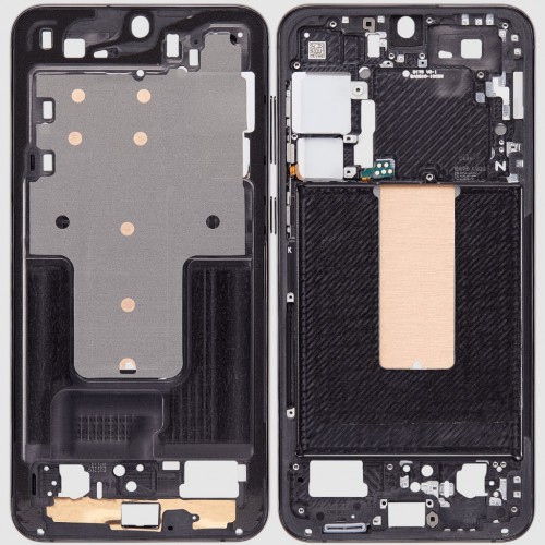 Vidējais rāmis Samsung S916 S23 Plus Fantoma melns (Grafīta)