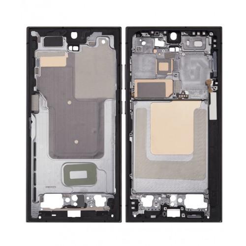 Vidējais rāmis Samsung S928 S24 Ultra Titāna melns (zils / zaļš)