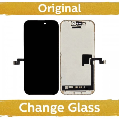 LCD displejs saderīgs ar iPhone 16 Pro Max melns (Atjaunots: China)