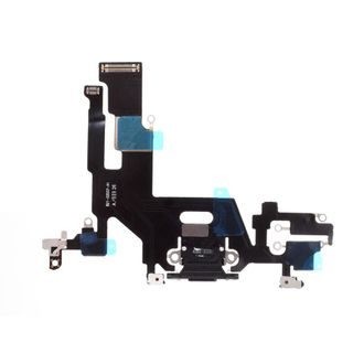 Flex priekš iPhone 11 priekš charging connector ar microphone Melns original (used Grade A)