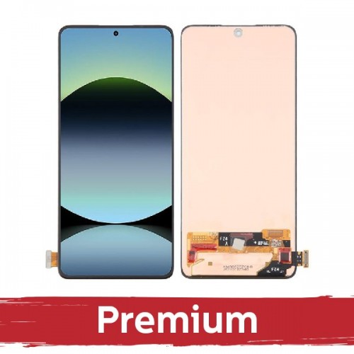 LCD displejs saderīgs ar Xiaomi Redmi Note 14 4G / Poco M7 Pro 5G melns OEM