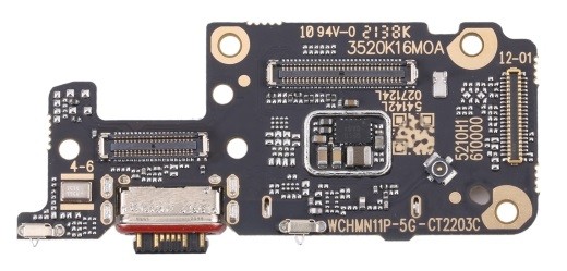 Flex Xiaomi Redmi Note 11 Pro China 5G/Redmi Note 11 Pro+ 5G ar charging connector un microphone, SIM card contact ORG